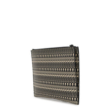 将图像加载到图库查看器中,SAINT LAURENT PARIS Skull Print Tablet Case Clutch Bag Black/Beige397294DQD1U1070 Leather