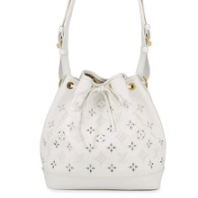 将图像加载到图库查看器中,LOUIS VUITTON LV Broderie Anglaise Noe 2022 Stainless Steel BlancM20740 Calf Leather Monogram Size PM