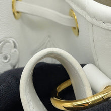 将图像加载到图库查看器中,LOUIS VUITTON LV Broderie Anglaise Noe 2022 Stainless Steel BlancM20740 Calf Leather Monogram Size PM