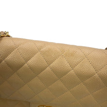 将图像加载到图库查看器中,CHANEL Matelasse W/WChainShoulder Bag BeigeA01112 Caviar Leather Size 25