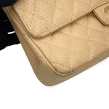 将图像加载到图库查看器中,CHANEL Matelasse W/WChainShoulder Bag BeigeA01112 Caviar Leather Size 25
