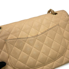 将图像加载到图库查看器中,CHANEL Matelasse W/WChainShoulder Bag BeigeA01112 Caviar Leather Size 25