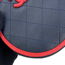 Load image into Gallery viewer, CHANEL Matelasse Round Chain Shoulder Bag Navy/PinkAP0060 Lambskin