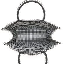 Load image into Gallery viewer, Dior Book Tote Houndstooth White/BlackM1286ZRPI_M081 Canvas Size Large