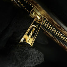 Load image into Gallery viewer, BURBERRY TBMonogram Stripe ECanvas Tote Bag Black PVC Leather