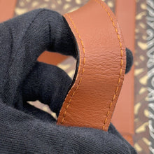 Load image into Gallery viewer, BURBERRY TBMonogram Stripe ECanvas Tote Bag Black PVC Leather