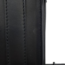 将图像加载到图库查看器中,BURBERRY Leopard Shoulder Bag Black/Orange8050873 PVC Leather