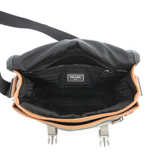 将图像加载到图库查看器中,PRADA Shoulder Bag Black/Gray/Brown2VD769 Nylon Leather