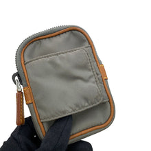 将图像加载到图库查看器中,PRADA Shoulder Bag Black/Gray/Brown2VD769 Nylon Leather