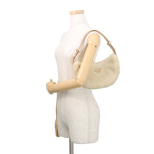 Load image into Gallery viewer, PRADA Arke Bag Beige1BC194_2EC9_F03KL_V_OOO Shearling Leather Size Small