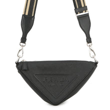 Load image into Gallery viewer, PRADA Triangle Shoulder Bag Black2VH155 Saffiano LeatherLeather