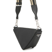 Load image into Gallery viewer, PRADA Triangle Shoulder Bag Black2VH155 Saffiano LeatherLeather