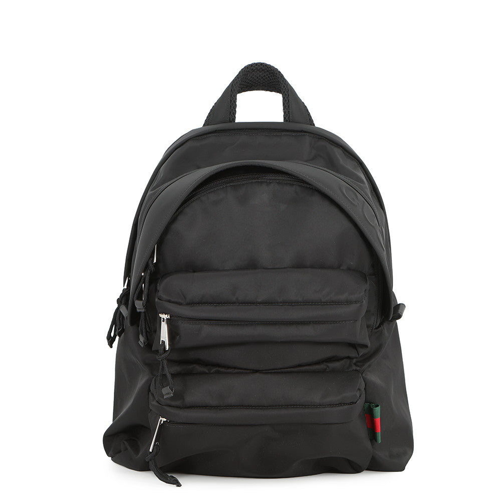 GUCCI Cherie line Backpack Black800265 Nylon Leather– GALLERY RARE