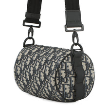 Load image into Gallery viewer, Dior Oblique Rabbit Mini Roller Kids Shoulder Bag Black/Beige/PinkM9916SNHO_M884 Canvas Leather