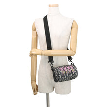 Load image into Gallery viewer, Dior Oblique Rabbit Mini Roller Kids Shoulder Bag Black/Beige/PinkM9916SNHO_M884 Canvas Leather