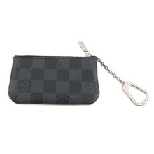 Load image into Gallery viewer, LOUIS VUITTON Pochette Cles NoirN60155 Damier Graphite