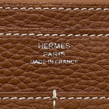 将图像加载到图库查看器中,HERMES Dogon Gold Togo Leather