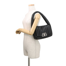 将图像加载到图库查看器中,BALENCIAGA Monaco One Shoulder Bag Black787896 Leather Size Small