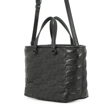 Load image into Gallery viewer, BALENCIAGA Signature BB Monogram Handbag Black702699 Calf Leather Size Small
