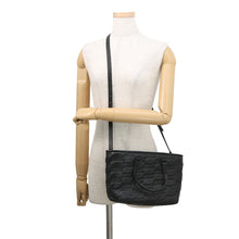 Load image into Gallery viewer, BALENCIAGA Signature BB Monogram Handbag Black702699 Calf Leather Size Small