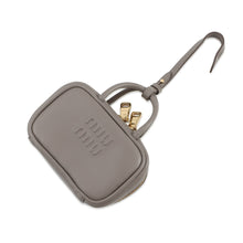 Load image into Gallery viewer, MIUMIU Bag Charm Micro Bag Gray5NR036_2F8W_F0572 Leather Size micro