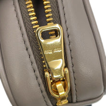 Load image into Gallery viewer, MIUMIU Bag Charm Micro Bag Gray5NR036_2F8W_F0572 Leather Size micro