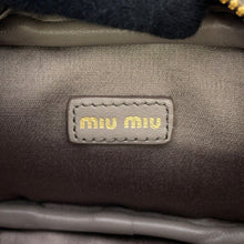 Load image into Gallery viewer, MIUMIU Bag Charm Micro Bag Gray5NR036_2F8W_F0572 Leather Size micro
