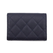 Load image into Gallery viewer, CHANEL Matelasse CC Logo Small Flap NavyAP4319 Caviar Leather
