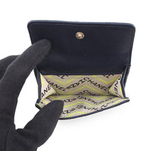Load image into Gallery viewer, CHANEL Matelasse CC Logo Small Flap NavyAP4319 Caviar Leather