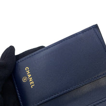 Load image into Gallery viewer, CHANEL Matelasse CC Logo Small Flap NavyAP4319 Caviar Leather