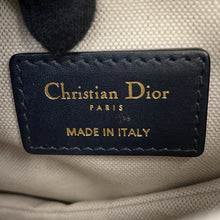 Load image into Gallery viewer, Dior Oblique Saddlebag Navy/BeigeM0456CTZQ Canvas Leather Size Mini