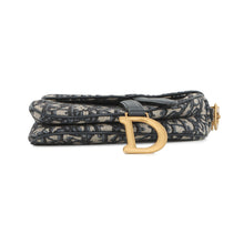 将图像加载到图库查看器中,Dior Oblique Saddlebag Navy/BeigeM0456CTZQ_M928 Canvas Size Mini
