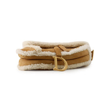 将图像加载到图库查看器中,Dior Saddle bag Brown/White Mouton