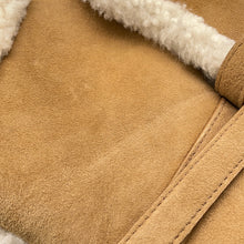 将图像加载到图库查看器中,Dior Saddle bag Brown/White Mouton