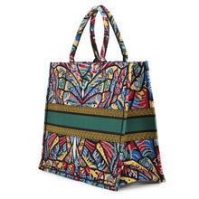 Load image into Gallery viewer, Dior Butterfly Book Tote MulticolorM1286ZTZF_M911 Canvas Size Large