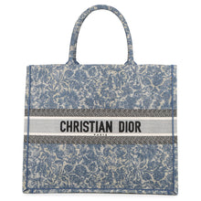 将图像加载到图库查看器中,Dior Book tote BlueM1286ZRXR_M49E Canvas Size Large