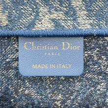 将图像加载到图库查看器中,Dior Book tote BlueM1286ZRXR_M49E Canvas Size Large
