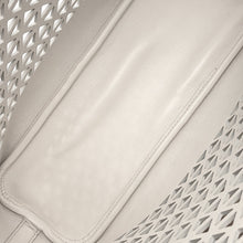 Load image into Gallery viewer, PRADA Perforated Triangle Logo Tote Bag White1BG503 Leather