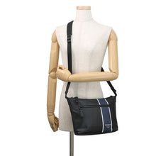 Load image into Gallery viewer, PRADA Logo Shoulder Bag Black/Blue2VH078 Leather