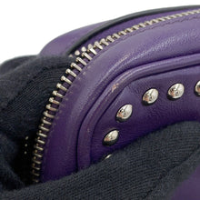 Load image into Gallery viewer, PRADA Studded Camera Bag Shoulder Bag Purple1N1674 Leather