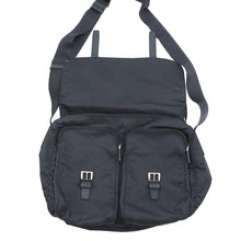 Load image into Gallery viewer, PRADA Logo Shoulder Bag NavyBT1738 Nylon