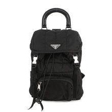 Load image into Gallery viewer, PRADA Quilted Backpack Black1BZ002_2A4G_F0002 Nylon