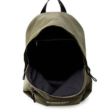 Load image into Gallery viewer, BURBERRY Logo Backpack Khaki Nylon