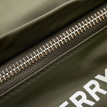 Load image into Gallery viewer, BURBERRY Logo Backpack Khaki Nylon
