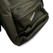 Load image into Gallery viewer, BURBERRY Logo Backpack Khaki Nylon