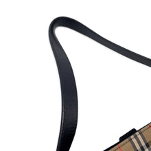 Load image into Gallery viewer, BURBERRY Check Shoulder Bag Brown/Black Canvas Leather