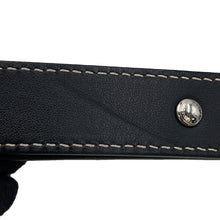 将图像加载到图库查看器中,BURBERRY Olympia Half Moon Shoulder Bag Black/Gray8039779 Canvas Leather Size Small