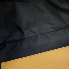 Load image into Gallery viewer, BURBERRY SONNY Vintage Check Print Crossbody Bag Beige/Yellow/Black40742141 Nylon Leather Size Large