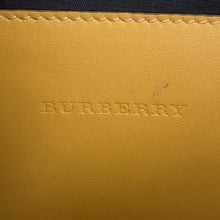 Load image into Gallery viewer, BURBERRY SONNY Vintage Check Print Crossbody Bag Beige/Yellow/Black40742141 Nylon Leather Size Large