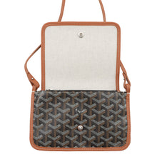 Load image into Gallery viewer, GOYARD Plumé Shoulder Bag Black/TanPLUMETPMLTY01CL03P PVC Leather